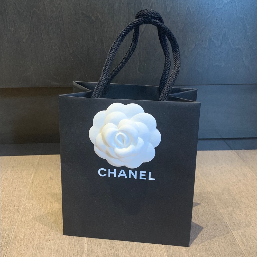 Chanel Shopping Bags Black authentic